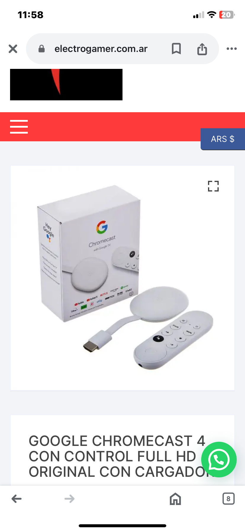 Google Chromecast TV (HD)