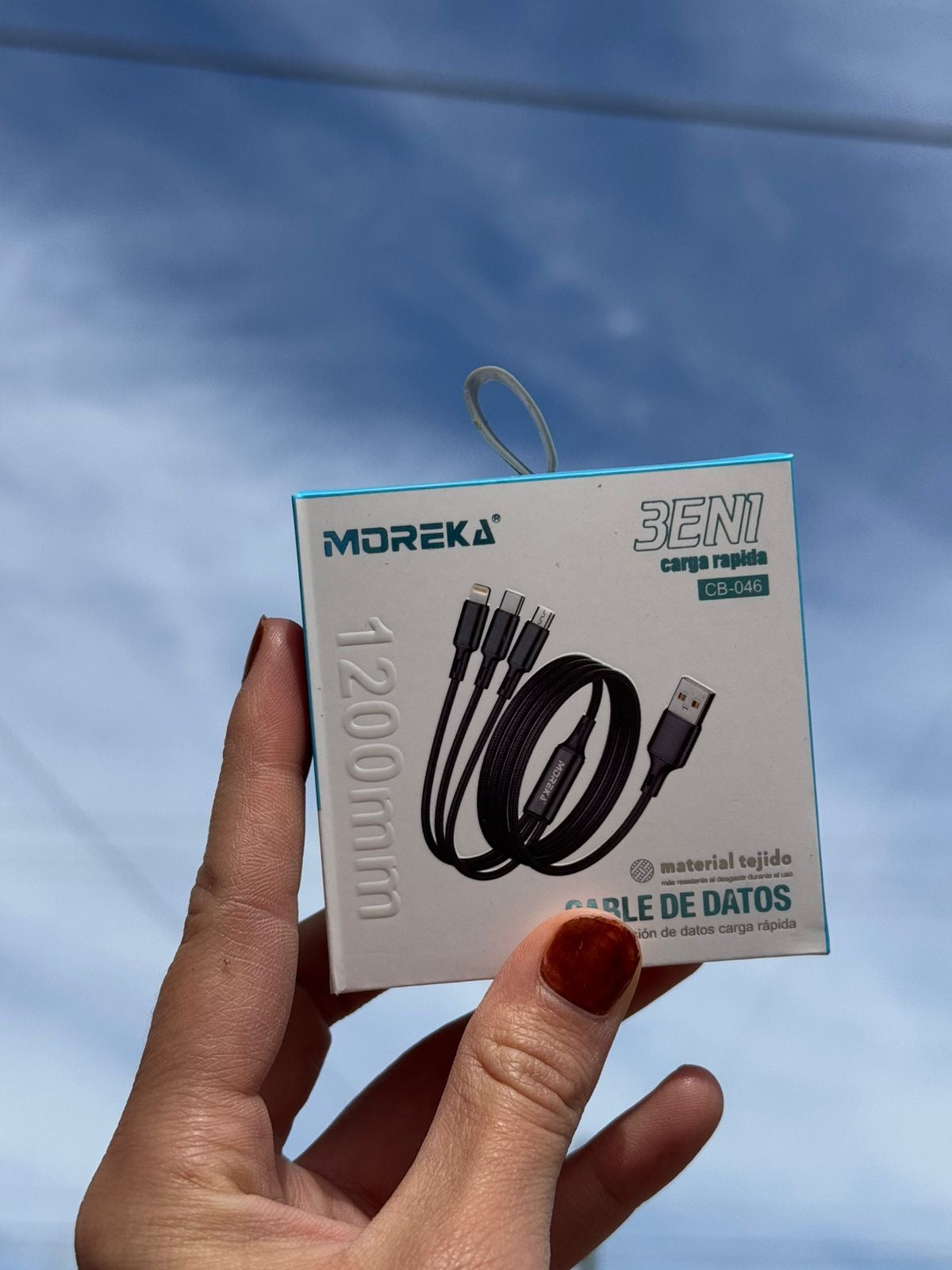 Cable 3 en 1 Moreka