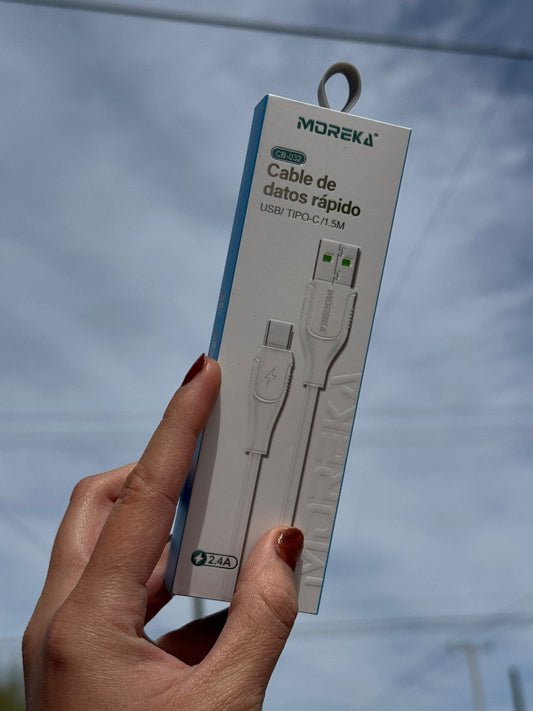 Cable USB a C Moreka