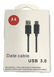 Cable Motorola usb a c
