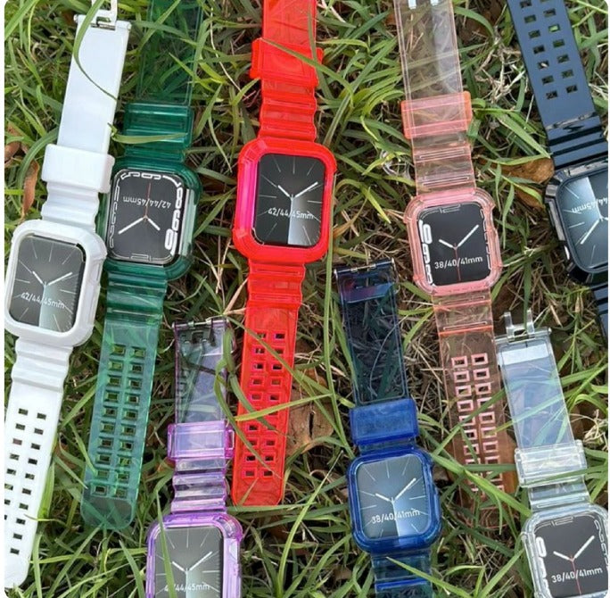 Extensible y protector de carcasa para Apple Watch uso rudo colores variados