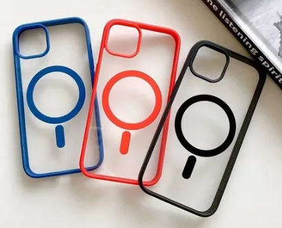 Case Magsafe de 1 pieza, orilla de color